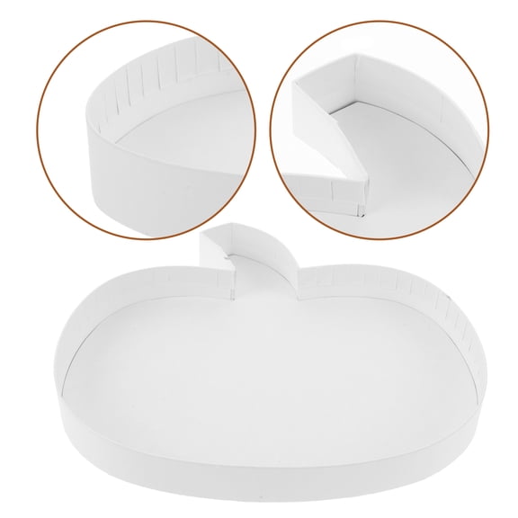 YUYUETIME Pumpkin Shaped Serving Dish White Paper 1Set