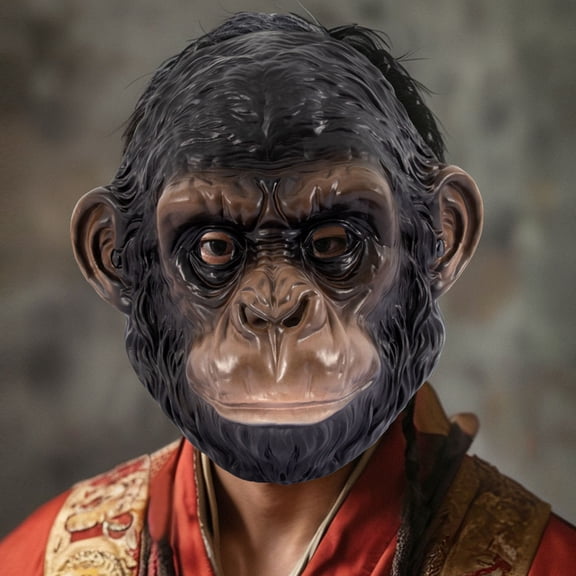 YUYUETIME Scary Realistic Gorilla Mask for Masquerade Party and Festival Use
