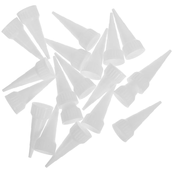 YUYUETIME 20Pcs White Caulk Saving Caps for Precise Home Sealing Application