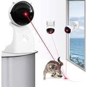 YVE LIFE Interactive Laser Cat Toys for Indoor Cats,Cat Laser Toy Automatic for Bored Indoor Adult Cats/Kittens/Dogs,USB Rechargeable,3 Speed modes
