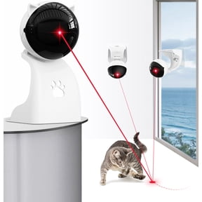 YVE LIFE Interactive Laser Cat Toys for Indoor Cats,Cat Laser Toy Automatic for Bored Indoor Adult Cats/Kittens/Dogs,USB Rechargeable,3 Speed modes