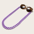 thumbnail image 1 of YVNAURA Beaded Glasses Lanyard for Women Lightweight Sunglasses Holder Strap Eyeglass Chain Around Neck Adjustable Non-Slip Cord Eyewear Retainer Travel Gift, Purple,One Size, 1 of 4