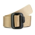 thumbnail image 1 of YVNAURA Men’s Tactical Canvas Belt Quick Release Metal Buckle Heavy Duty Outdoor Training Web Belt Adjustable No Hole Design for Hiking Camping Hunting Work Casual Daily Wear Gift, Khaki,One Size, 1 of 3