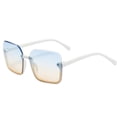 thumbnail image 1 of YVNAURA Retro Rectangle Sunglasses for Women Under $8 Vintage UV400 Sunscreen Beach Shades Lightweight Square Lens Eyewear for Daily Outdoor Driving Travel, 1 of 1