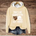 thumbnail image 1 of YVNAURA Thats My Grandson Out There Football Shirt for Women Love Heart Graphic Game Day Sweatshirt Long Sleeve Crewneck Pullover Top Grandma Fan Apparel Gift, Beige,XL, 1 of 4