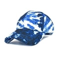 thumbnail image 1 of YVNAURA UniTie Dye Baseball Cap for Men Women Adjustable Breathable Cotton Sun Hat UPF 50+ Curved Brim Hip Hop Dad Hat Outdoor Beach Golf Hiking Travel Gift, Blue,One Size, 1 of 3