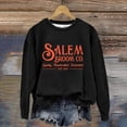 thumbnail image 1 of YVNAURA Women's 1692 They Missed one Salem Witch Trial Sweatshirt Halloween Graphic Pullover Crewneck Long Sleeve Funny Sarcastic Witch Tee for Fall Spooky Season 1 Pack, Black,L, 1 of 4