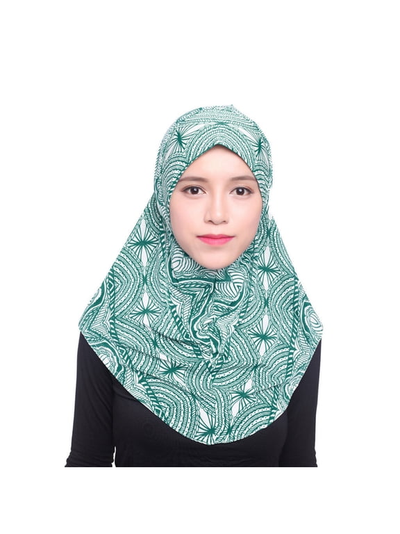 Women's Breathable Modal Ninja Hijab Cap Full Cover Inner Underscarf with Full Neck Coverage Soft Stretchy Muslim Head Scarf Cap Bonnet One Size, Sky Blue,One Size