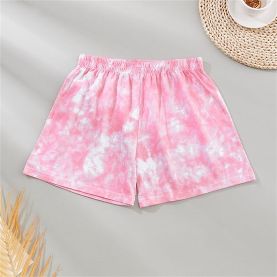 YVNAURA Women's Cotton Pajama Shorts with Pockets 2026 Summer, Trendy Gingham Print Boxer Style Sleep Shorts for Women, High Waisted Elastic Drawstring Loose Fit Lounge for Beach Vacation,Pink,S