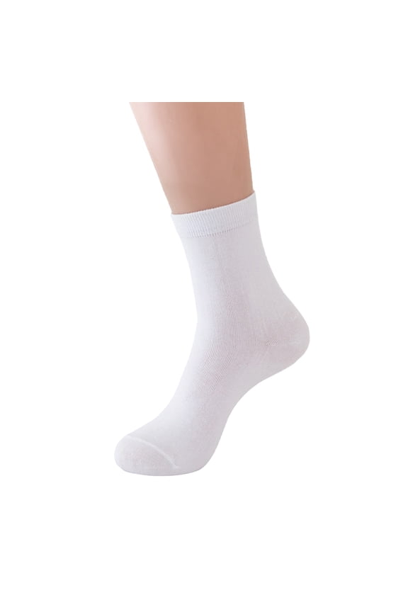 Women‘s Cozy Brushed Fleece Winter Socks Thick Plush Warm Crew Socks Thermal Home Sleeping Socks Extra Cushioned Moon Socks for Skiing Hiking 1 Pair, White,One Size
