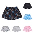 thumbnail image 1 of YVNAURA Women's Gingham Pajama Shorts with Pockets, 2026 Summer High Rise Elastic Waist Cotton Boxer Lounge Sleep Shorts for Women, Trendy Plaid Drawstring Loose Fit Casual Home Wear,Sky Blue,L, 1 of 6