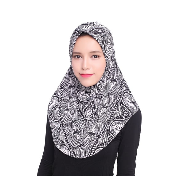YVNAURA Women's Muslim Full Cover Inner Hijab Cap Ninja Underscarf with Full Neck Coverage Soft Stretchy Breathable Modal Head Scarf Cap Bonnet for Daily Wear One Size, Brown,One Size