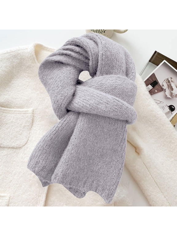 Women's Winter Scarf Soft Knitted Warm Wrap Oversized Chunky Scarf for Cold Weather Cozy Fashion Accessory for Daily Wear Outdoor Travel Gift for Her, Khaki,A