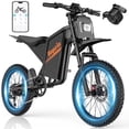 thumbnail image 1 of Peak 2500W 38Mph Electric Dirt Bike,52V 25Ah,20''Tires,Disc Brakes & Full Suspension E-Dirt Bike for Adults cTUVus Certified, 1 of 6
