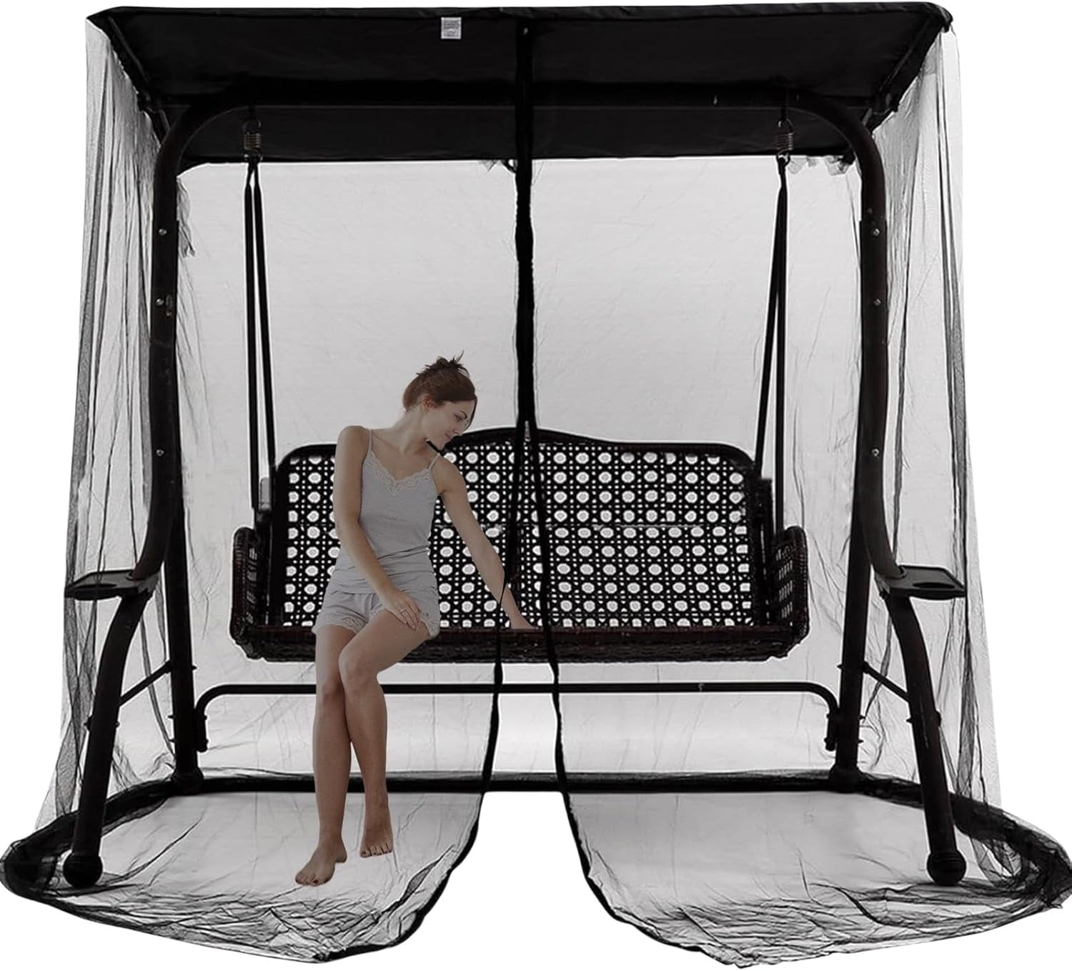 YW Mosquitoes Netting Swing Chair Mesh Net, Porch Netting Screen
