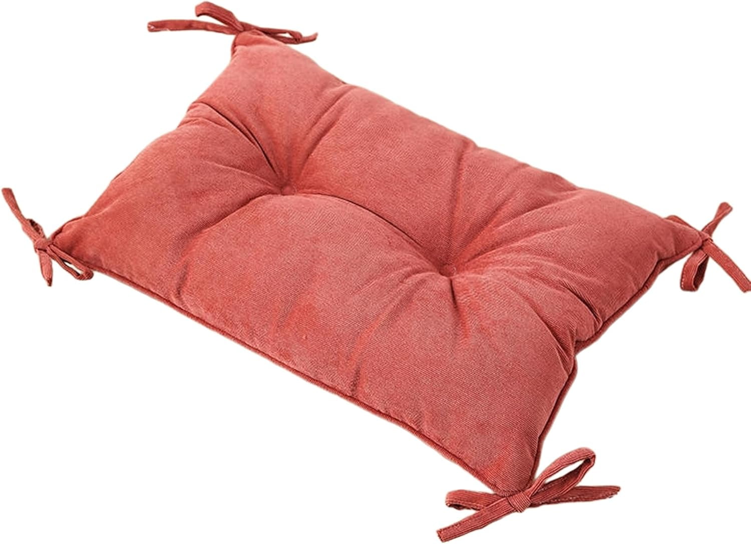 YW Stool Cushion Rectangular Saddle Stool Seat Cushions with 4 Ties All Season Soft Non Slip Soft Bar Stool Cushion Bench Stool Seat Cushions 1 Watermelon red 0810 Walmart