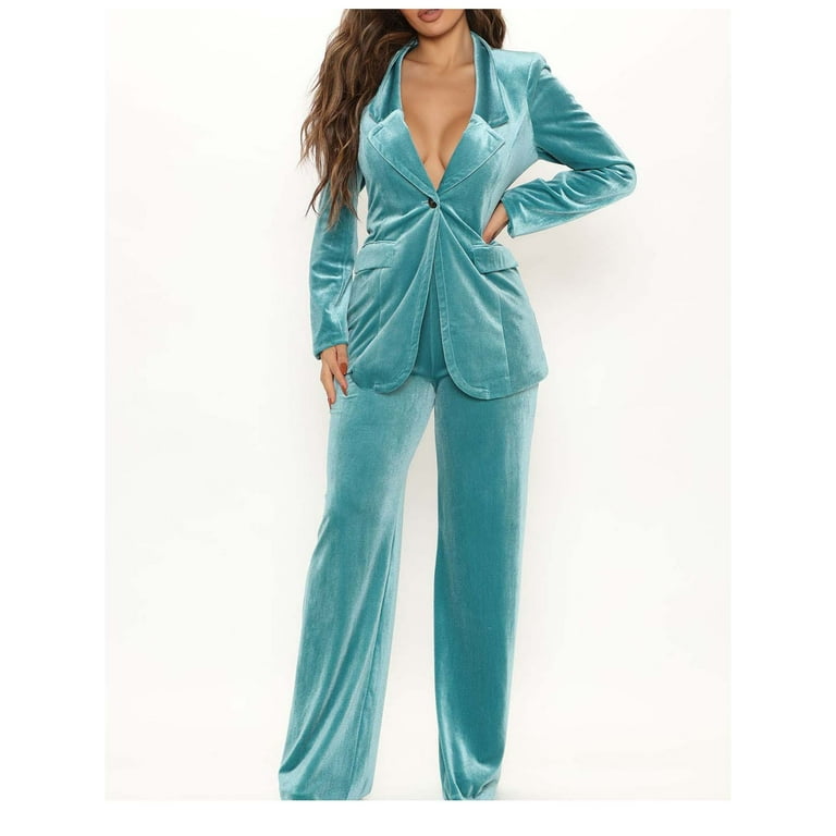 Velvet pants shop suit