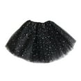 thumbnail image 1 of YWDJ 4-8 Years Little Girls Tutu Skirt Toddler Party Multicolour Dance Ballet Costume Sequins Princess Skirts Black 4-8 Years, 1 of 3