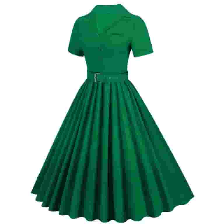 注目ショップ YWDJ 80s Retro Summer Fashion Costume Women for Dress Prom Clothing