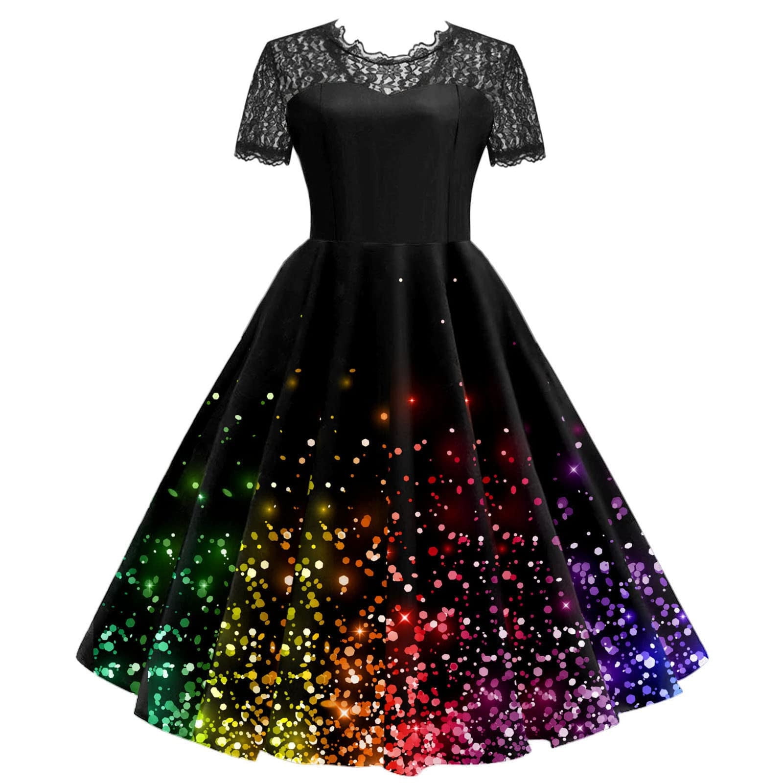 women's long black formal dresses Berylove Women Off The Shoulder Black Tie Dress Sequin Beaded Sheath Maxi Evening Dress With Slit, Black / US24W main image 1