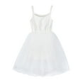 thumbnail image 1 of YWDJ 9Months-8Years Girl Dresses Toddler Kids Fashion Cute Solid Color Suspenders Mesh Princess Dress White 3-4 Years, 1 of 8