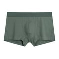 thumbnail image 1 of YWDJ Boxer Briefs for Women Plus Size Cotton Lightweight No Show Mens Underwear Sexy Knitting Boxer Shorts Underwear Green 2XL, 1 of 6