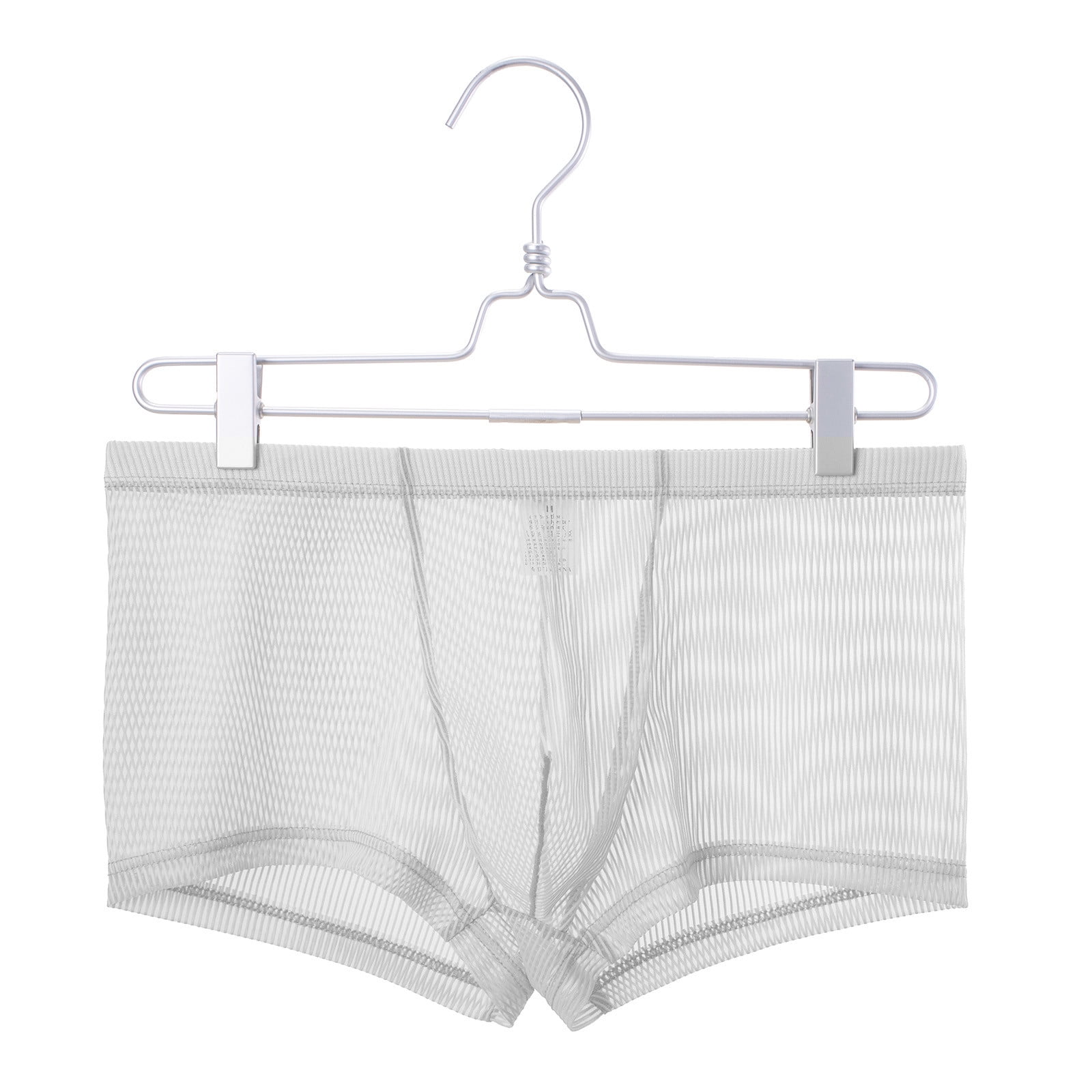 YWDJ Boyshort Underwear for Women Breathable Lightweight No Show Men Casual  Fashion Solid Sexy Underwear Mesh Striped Breathable Hip Shorts White L -  Walmart.com