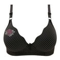 thumbnail image 1 of YWDJ Bras for Women Push up No Wires No Underwire Comfort Straps Bralette Breathable Soft Bra for All Shapes Sagging Breasts Black M, 1 of 3