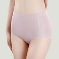 thumbnail image 1 of YWDJ Breathable Lightweight High Waist No Show Fashion Breathable Soft Stretch Panties High Waisted Briefs Rose Gold L, 1 of 4