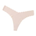 thumbnail image 1 of YWDJ Cheeky Underwear for Women Lightweight No Show Fashion Casual Solid Color Briefs Beige S, 1 of 2