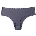 thumbnail image 1 of YWDJ Cheeky Underwear for Women Lightweight No Show Fashion Casual Solid Color Briefs Dark Gray S, 1 of 2