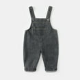 thumbnail image 1 of YWDJ Children Toddler Kids Infant Baby Boys Girls Cute Denim Overalls Suspender Pants Outfits Cute Sports Black 7 Months, 1 of 5