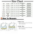 thumbnail image 1 of YWDJ Comfy Bras for Women Front Closure Sleep Bras Wirefree Comfy Bras Wide Strap Half Cup Push up Wrap Lounge Bras Padded Plus Size Lace Comfy Bras Comfortable Bras Wine 3XL, 1 of 6