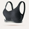 thumbnail image 1 of YWDJ Comfy Bras for Womens Closure in Back Lounge Bras No Wire Comfortable Bras Adjustable Straps Full Coverage Push up Wrap Bras Padded Plus Size Comfort Bras Solid Sleep Bras Black M, 1 of 8
