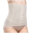 thumbnail image 1 of YWDJ Corset Top Renaissance Ladies Four Seasons Hollow Corset Belt Postpartum Belly Belt Girdle Waist Clip Corset Body Shaper Khaki XXXXXL, 1 of 4