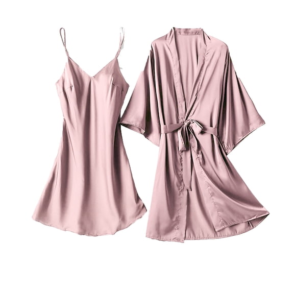 YWDJ Cute Pajamas for Women Pant Set Short Sleeve Pajamas Casual Short Pajamas Household Clothing Khaki S