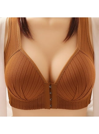 SELONE Everyday Bras for Women Push Up Front Closure Front Clip Zip Front  Front Snap Front Hook Close Sagging Breasts Side Breast Collection Front
