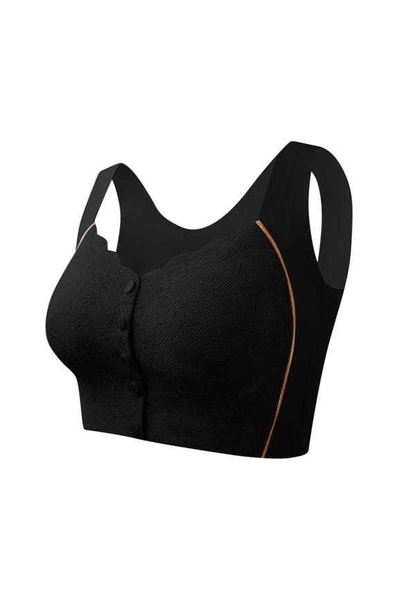 YWDJ Everyday Bras for Women Women Wireless Large Size Pull Together Bra Comfortable Underwear