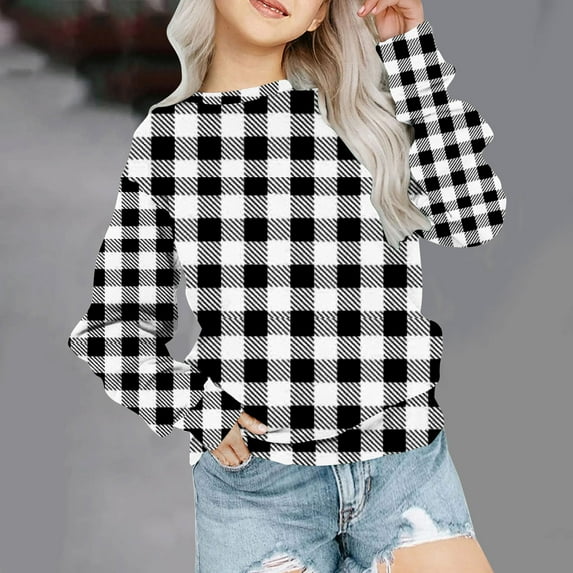 YWDJ Girls Crewneck Oversized Sweatshirt Kids Fashion Long Sleeve Pullover Tops 1-12 Years White 3-4T