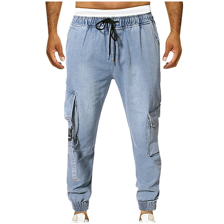 YWDJ Jeans for Men Relaxed Fit Men Casual Sport Pants Jeans Fit