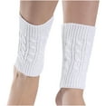 thumbnail image 1 of YWDJ Leg Warmers Y2k Lady Leg Sets Pile Of Socks Autumn And Winter Keep Warm Wool Sock Knitting Foot Cover White free, 1 of 4
