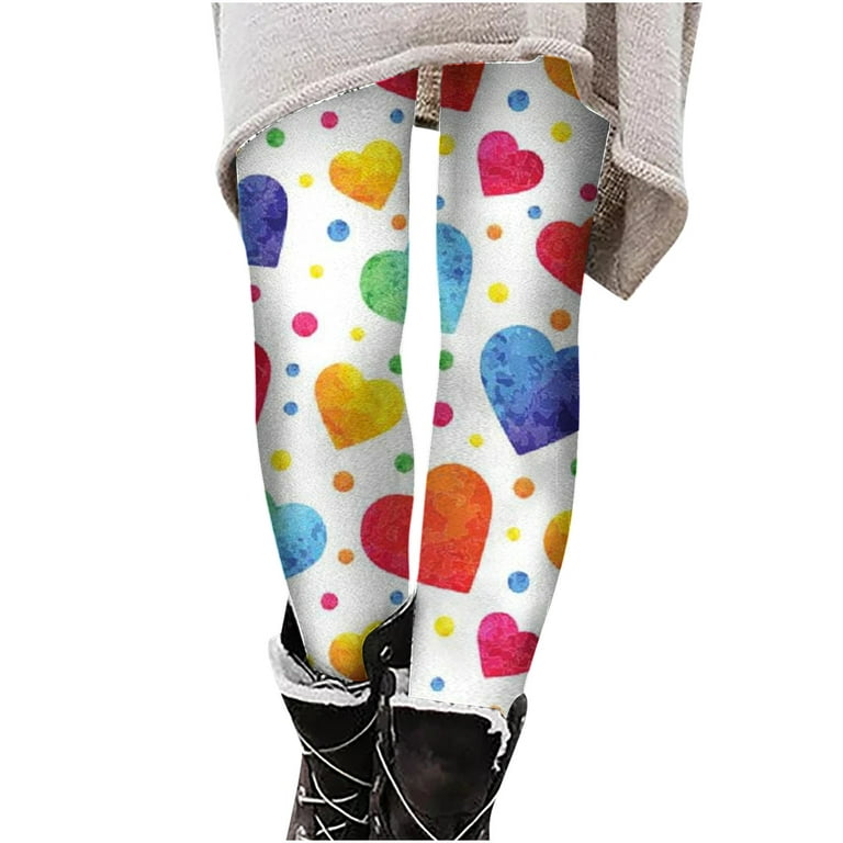 YWDJ Leggings for Women High Waist Butt Lifting Casual Yogalicious Print  Patterned Utility Dressy Everyday Soft Printed Back Fleece Lined For  Stretchy Warm Thermal Pants Elastic Pants White XL 