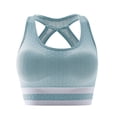 thumbnail image 1 of YWDJ Lounge Bras for Women Comfort Back Closures Workout Bras No Wire Gym Bras Wide Strap Full Coverage Bras Push up Low Support Seamless Bras Padded Bras Comfortable Wrap Solid Bras Green One Size, 1 of 4