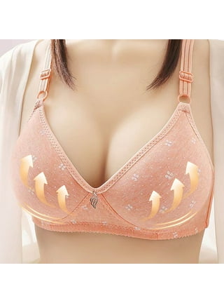 AherBiu Plus Size Bras for Women Crossover Full Coverage Wireless