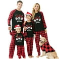 thumbnail image 1 of YWDJ Matching Christmas Outfits Toddler and Infant 8T Red Fashion Christmas Parent Child Set Plaid Print Homewear Pajamas Two Piece Child Set, 1 of 7