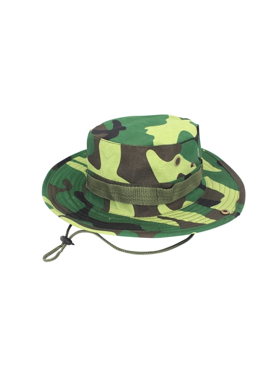 YWDJ Mens Hats Outddor Sun Hat Bucket Hat Unisex Summer Bush Fishing Hiking Round Camouflage Cap A A
