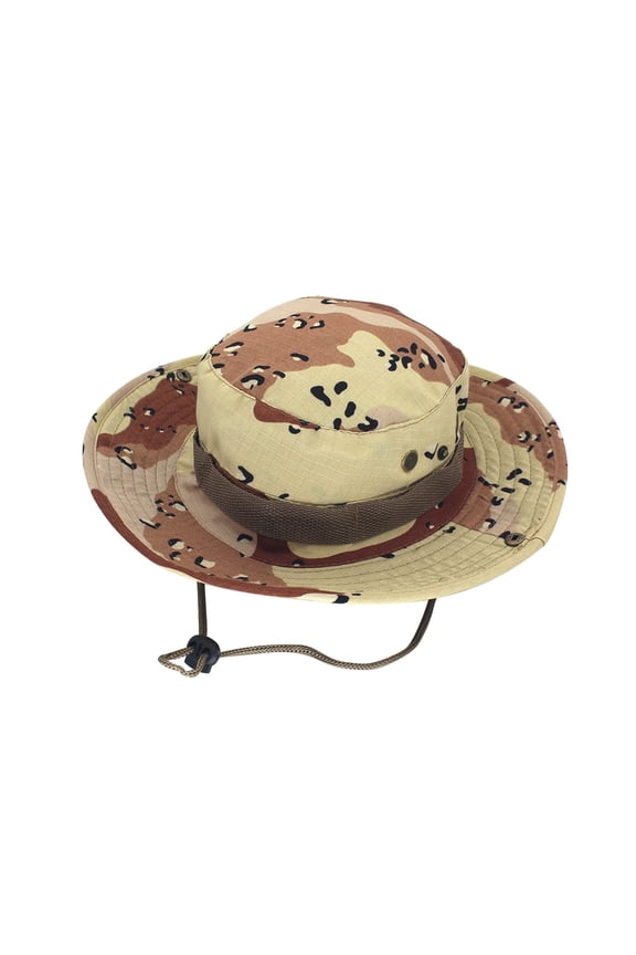 YWDJ Mens Hats Outddor Sun Hat Bucket Hat Unisex Summer Bush Fishing Hiking Round Camouflage Cap D D