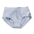 thumbnail image 1 of YWDJ Panties for Women Cotton Breathable Lace Lightweight No Show Mid-Waist Seamless Lace Cotton Underwear Sky Blue One Size, 1 of 4