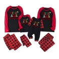 thumbnail image 1 of YWDJ Plus Size Christmas Pajamas Family 3XL Red Parent Child Christmas Set Printed Men Home Wear Pajamas Two Piece Set, 1 of 3
