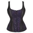 thumbnail image 1 of YWDJ Plus Size Corset Top Corsets For Women Overbust Corset Bustier Top Gothic Shapewear Underwear Purple M, 1 of 5